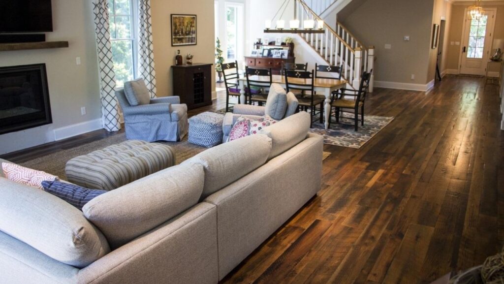 hardwood flooring living room