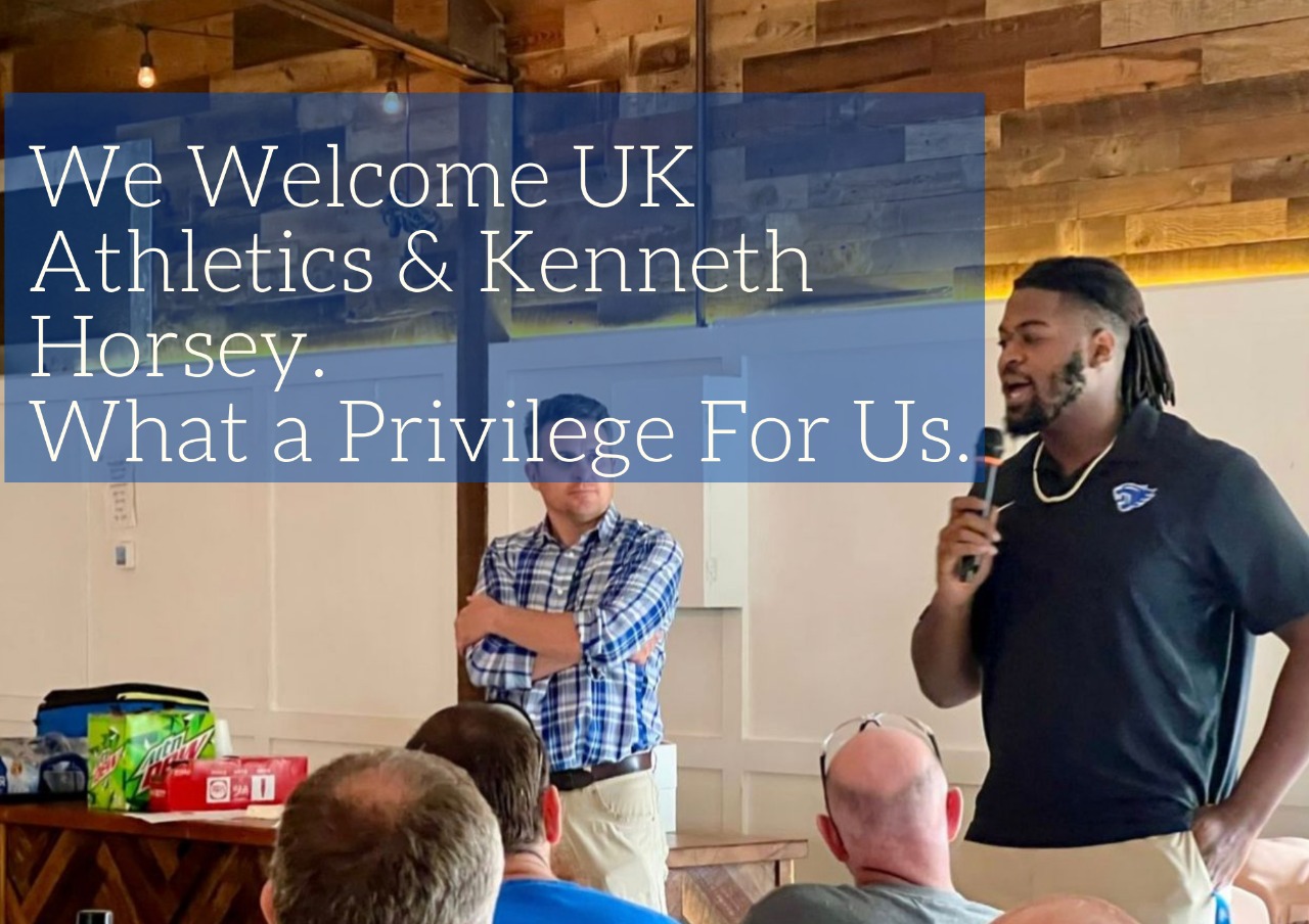 We Welcome UK Athletics & Kenneth Horsey. What a Privilege For Us.