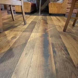 dark rustic engineered barnwood floor