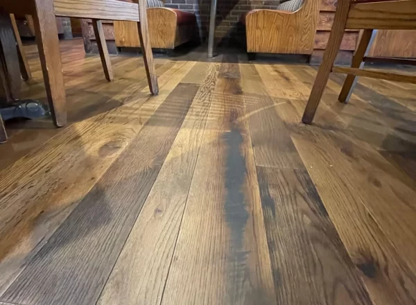 dark rustic engineered barnwood floor