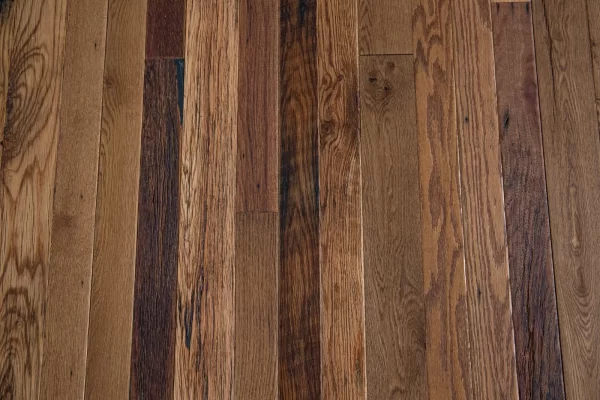 Sample of the fence oak engineered flooring