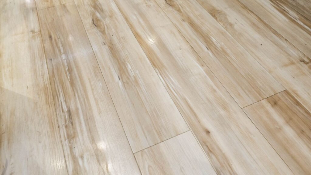 light beige wood flooring