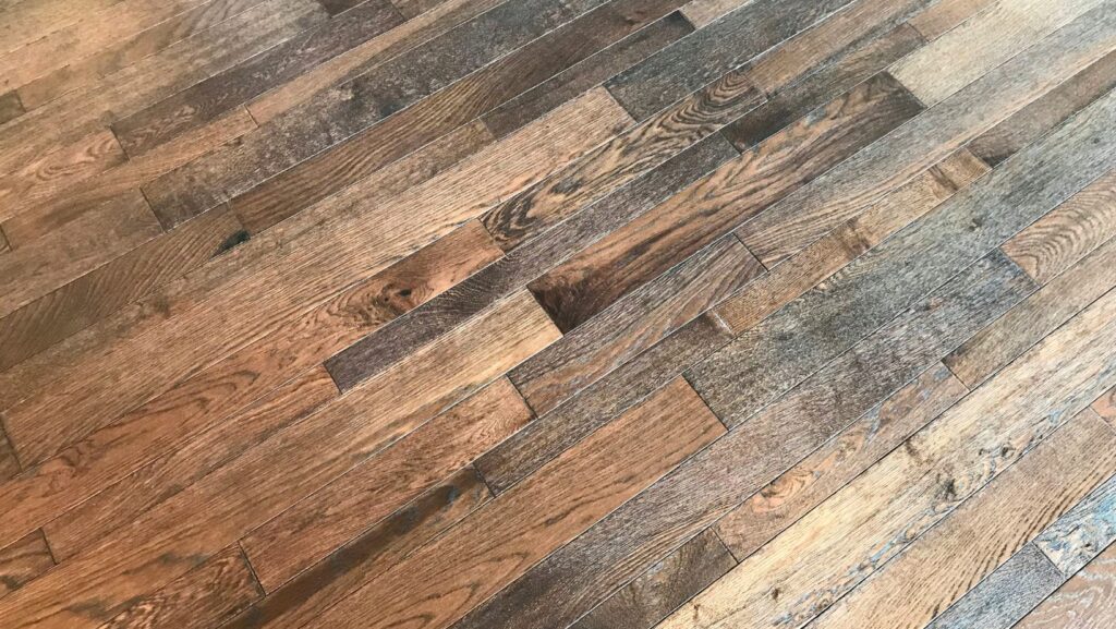 rich in character reclaimed wood flooring