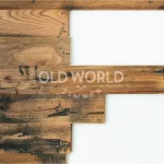 Sample layout of Industrial Oak engineered flooring, highlighting the varied textures and reclaimed history in each board.