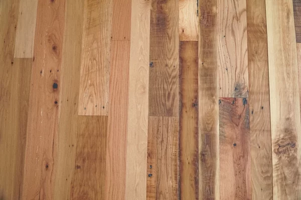 Sample of Light rustic barnwood engineered flooring