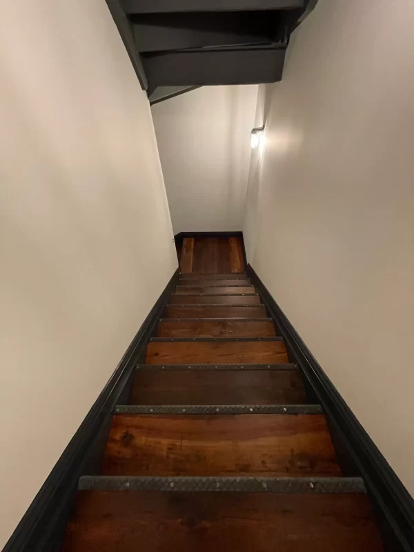 wooden staircase