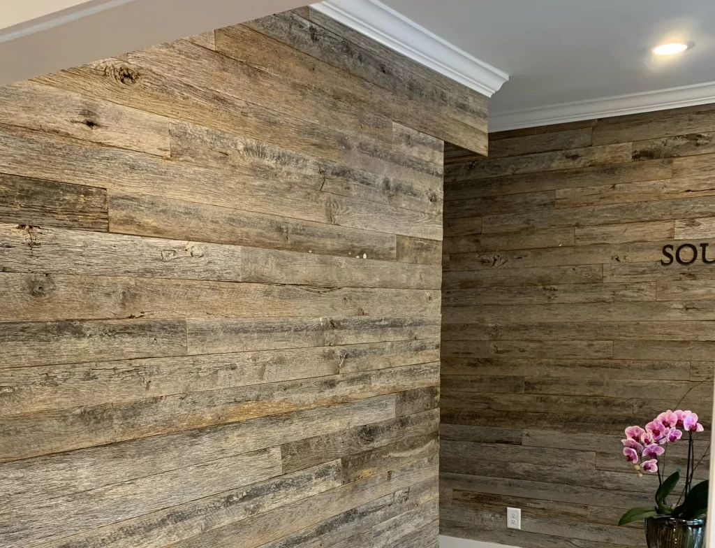 Reclaimed wallboard