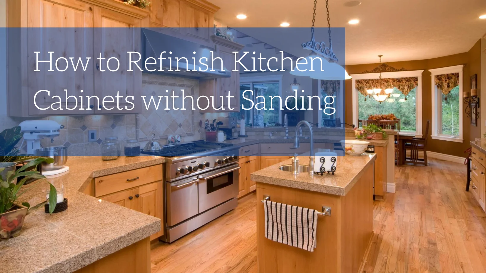 How To Refinish Kitchen Cabinets