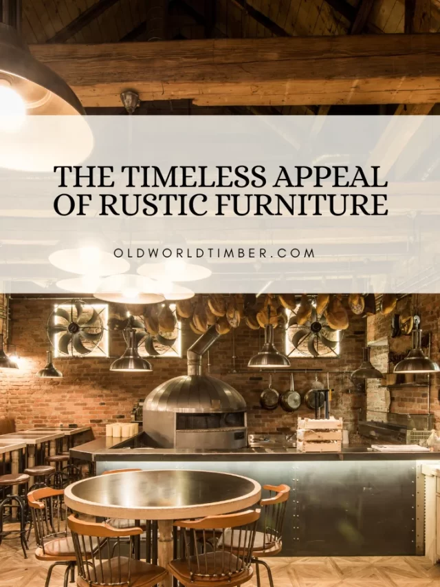 The Timeless Appeal of Rustic Furniture