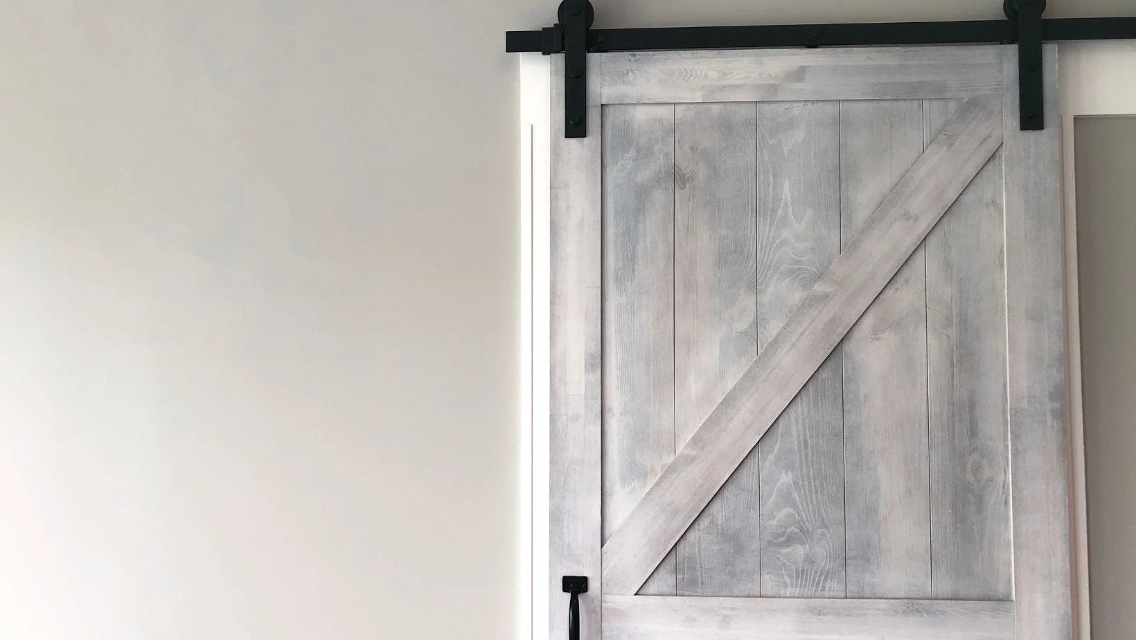 gray barn door