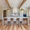 barnwood mixed clean face kitchen flooring
