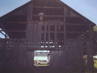 an old antique wood gray barn ready to be recycled, reclaimed and repurposed into interior design products to last for many more years